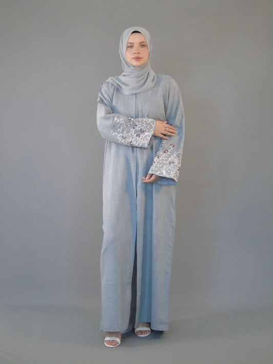 Floral inspired Abaya / Kimono