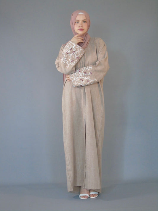 Floral inspired Abaya / Kimono