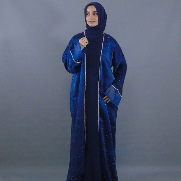 Luxury Organza Silk Abaya - With Matching Hijab