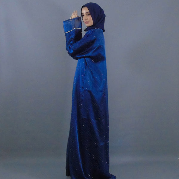 Luxury Organza Silk Abaya - With Matching Hijab