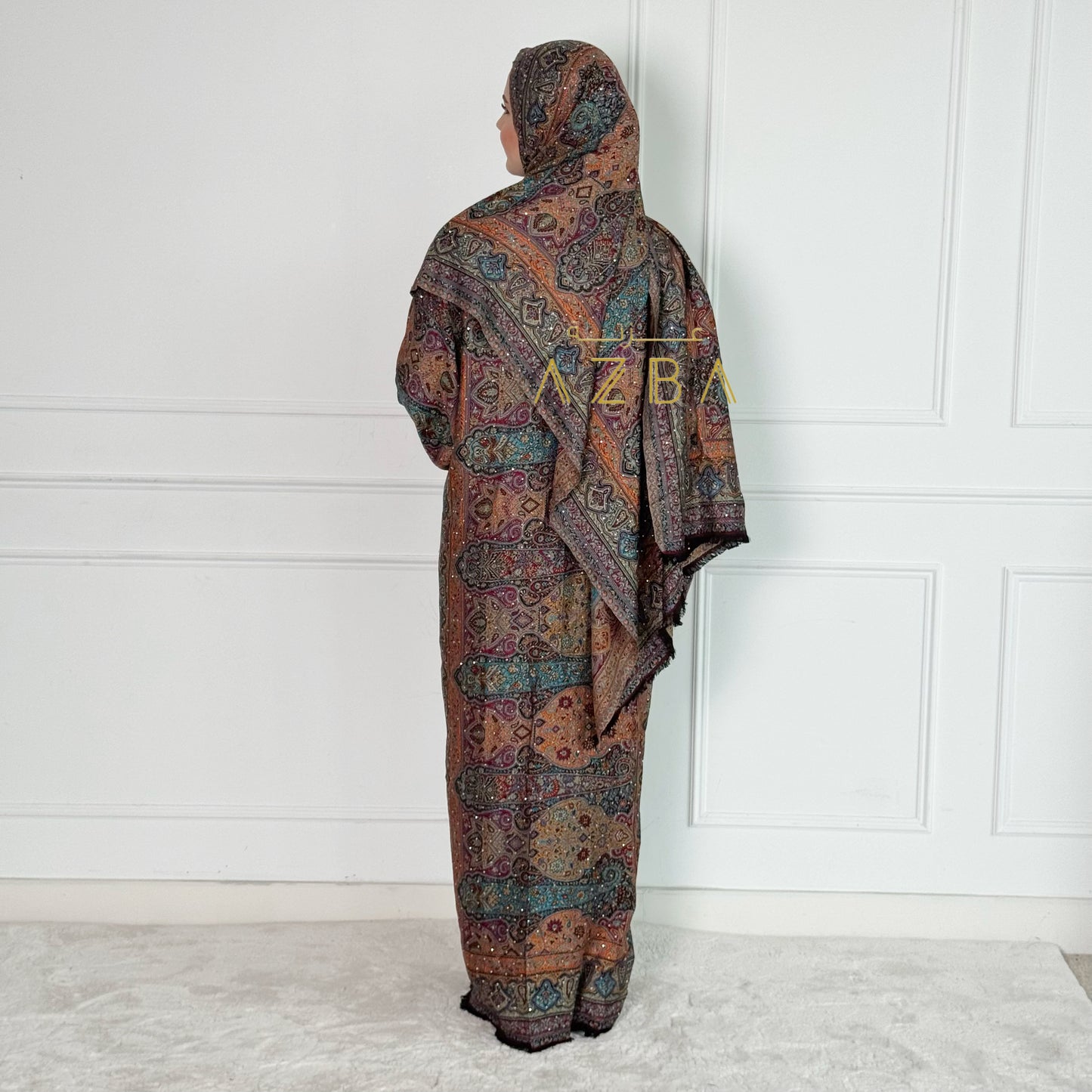 Azba Trending Pashmina Abaya Set with shawl
