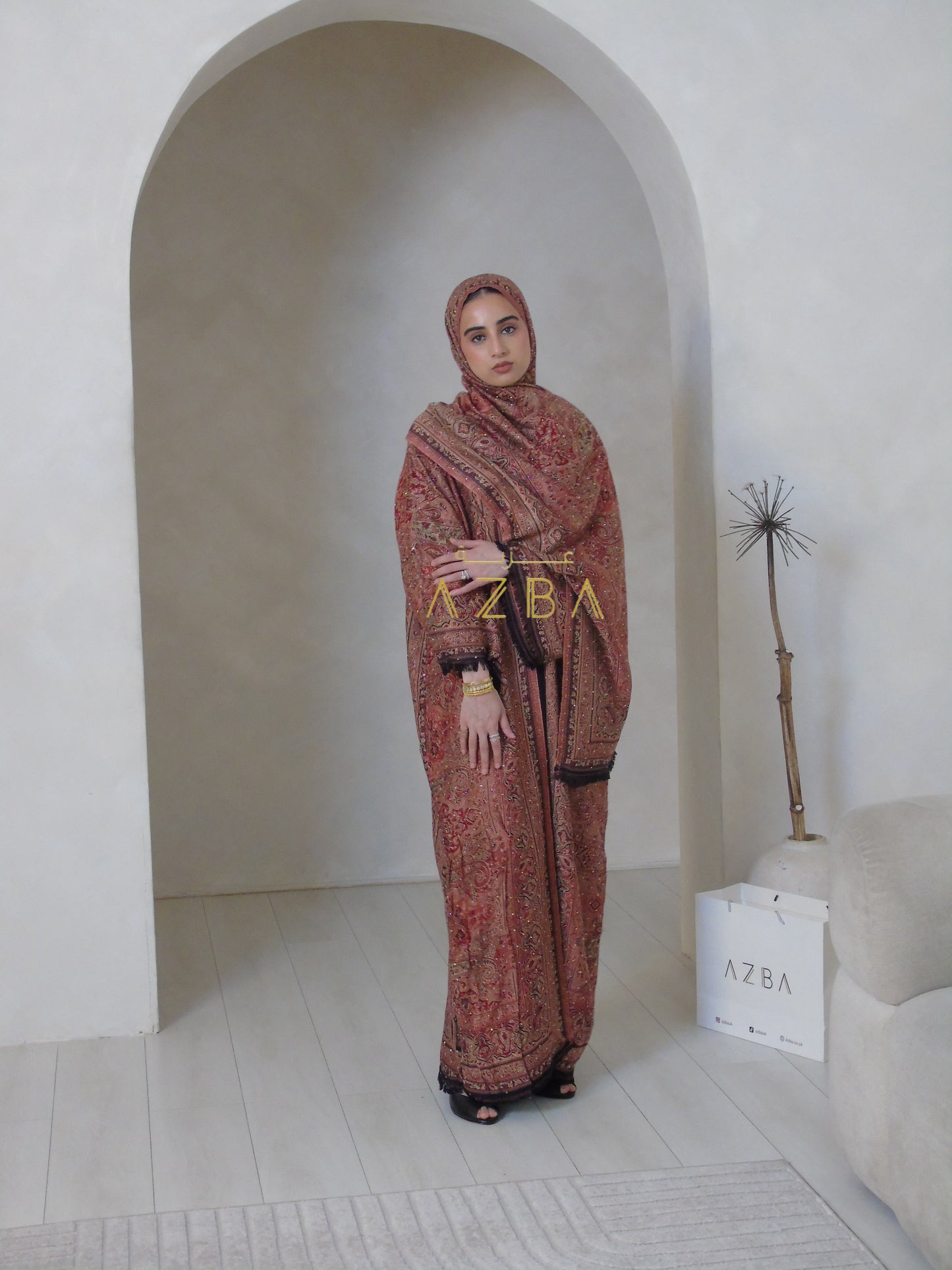 Pashmina Abaya Set