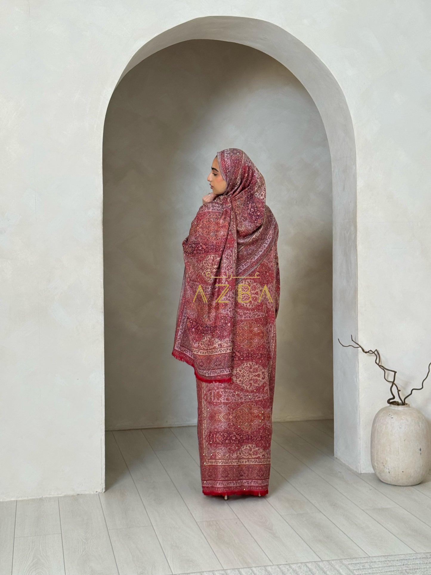Pashmina Abaya Set