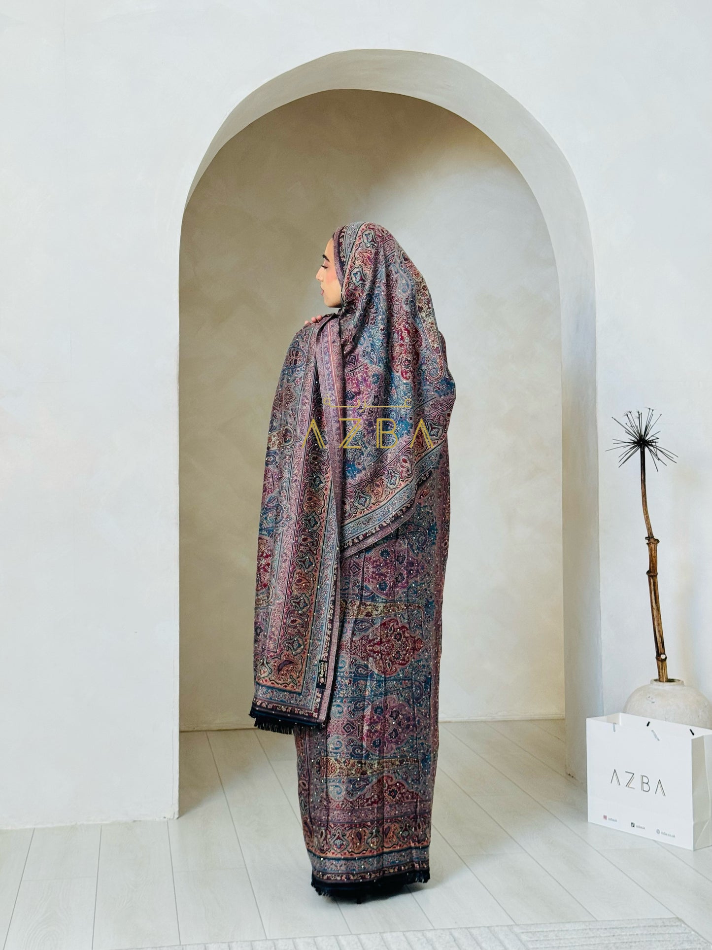 Trending Pashmina Abaya Set