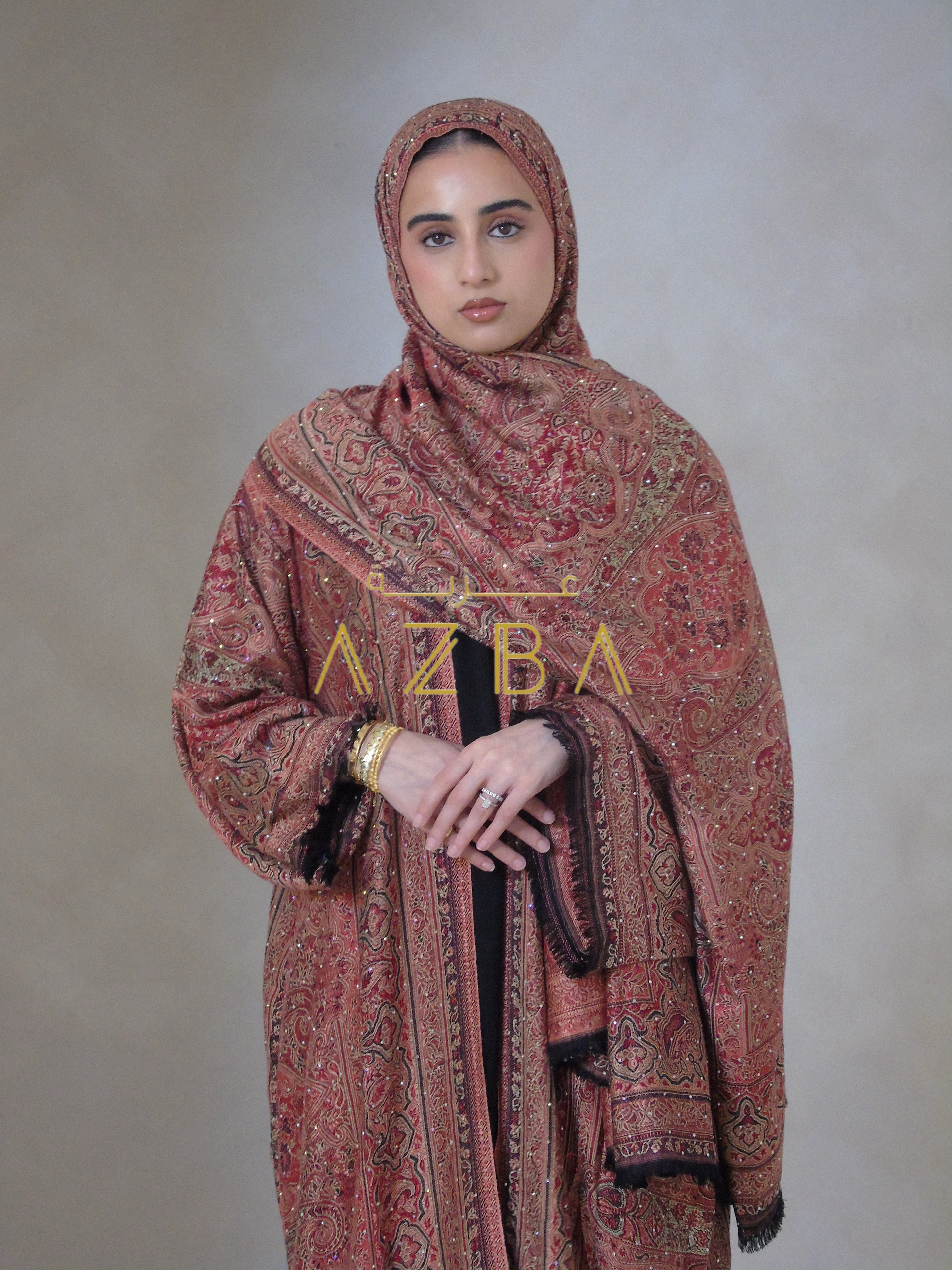 Api Azba Pashmina Abaya Set – Azba London