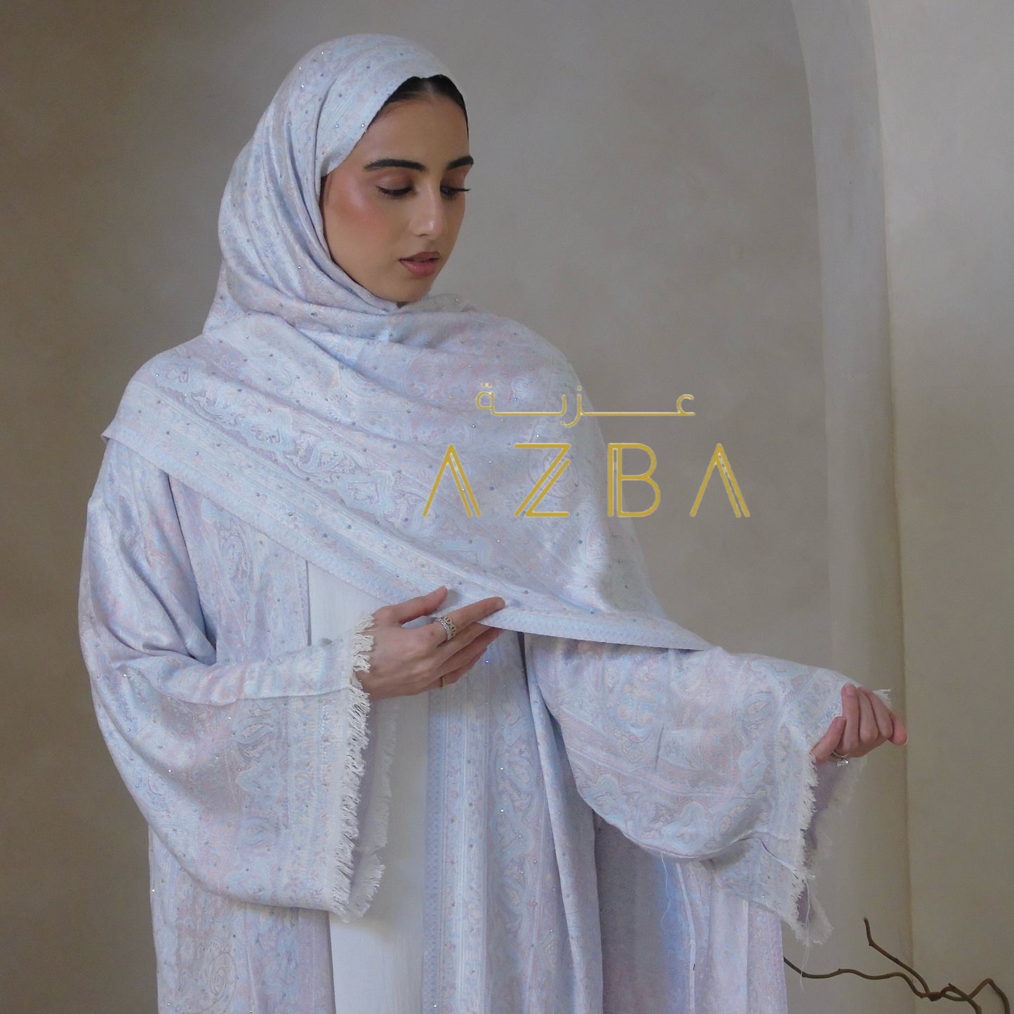 Trending Pashmina Abaya Set