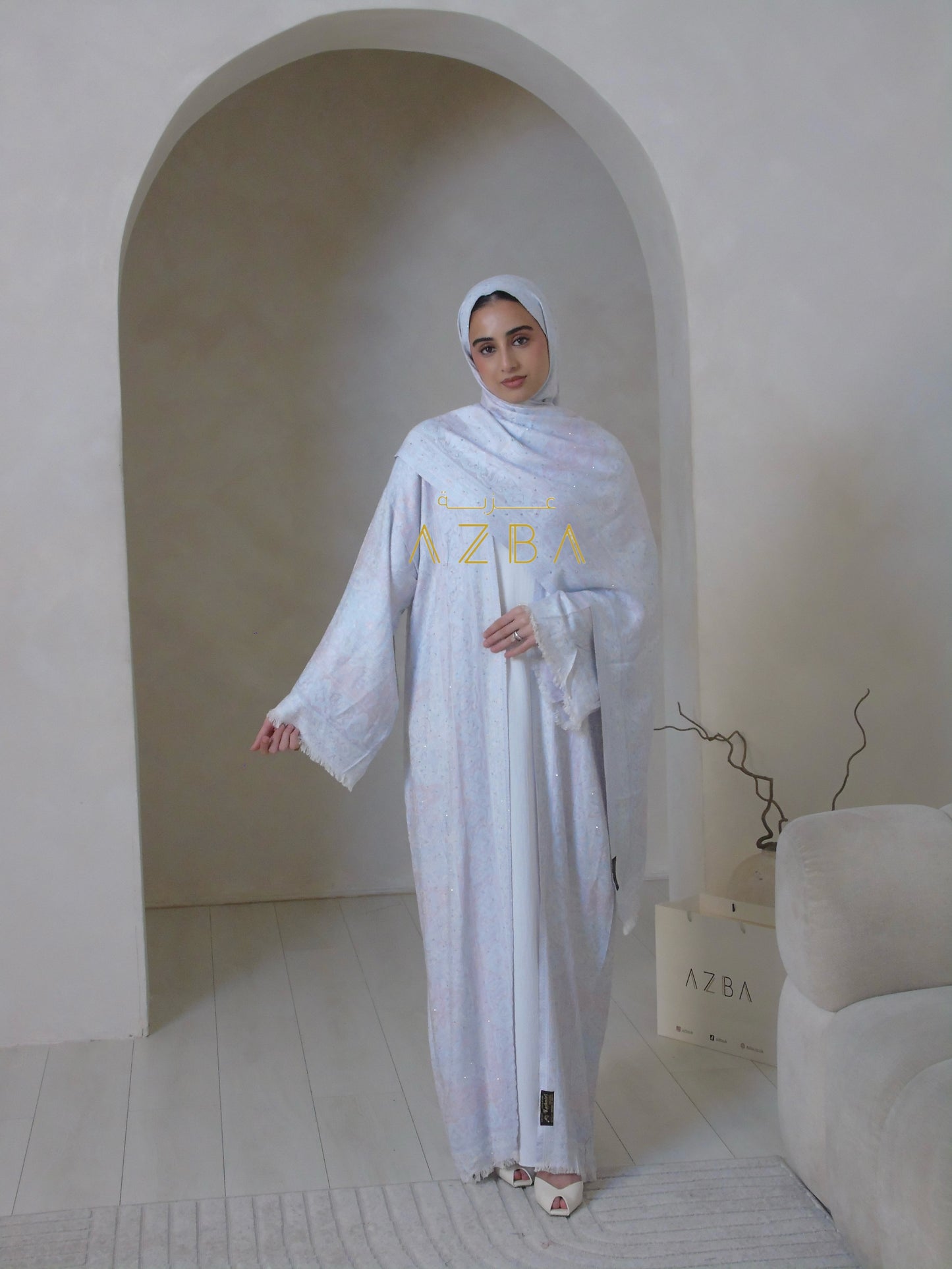 Trending Pashmina Abaya Set