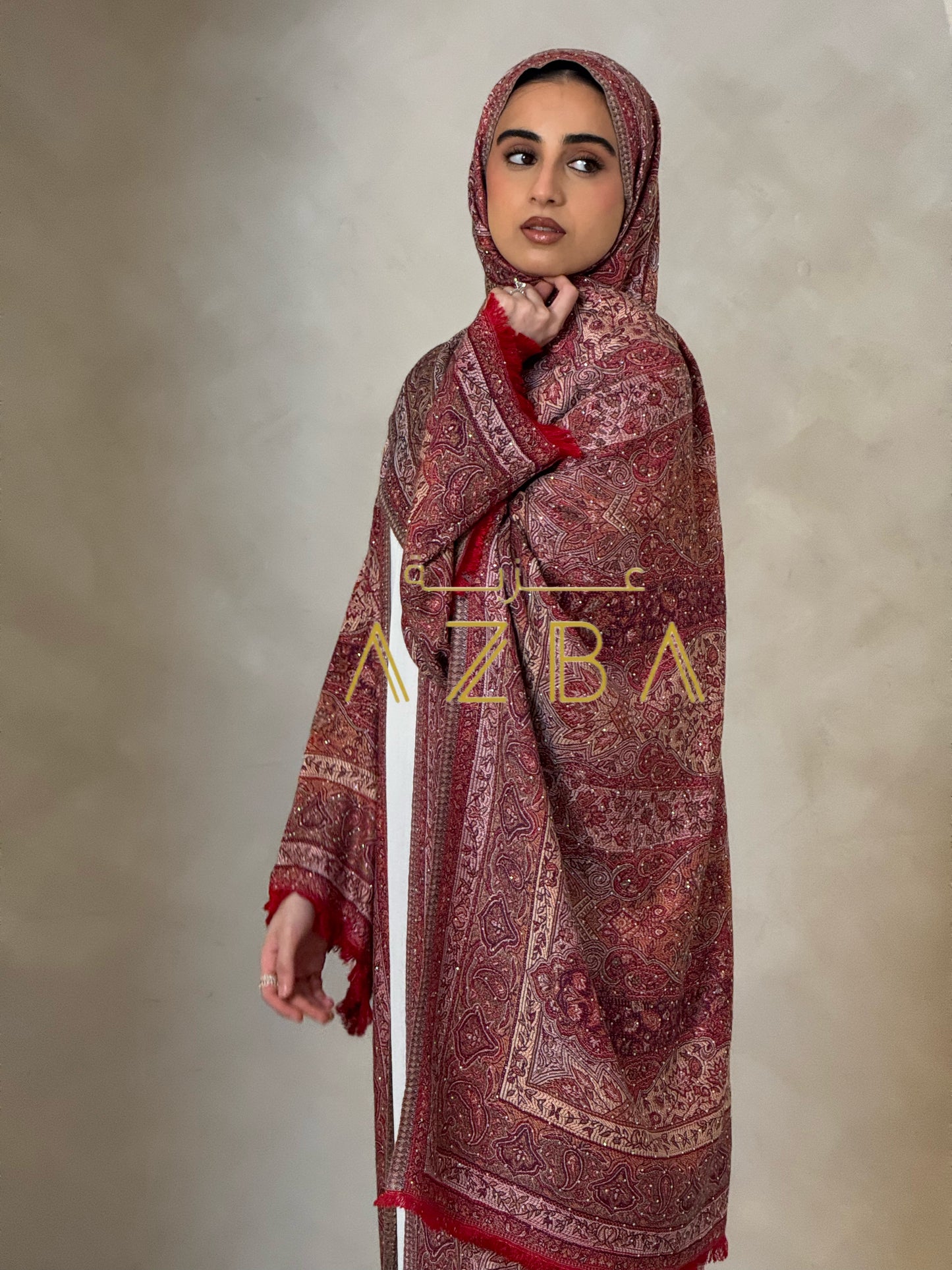 Pashmina Abaya Set