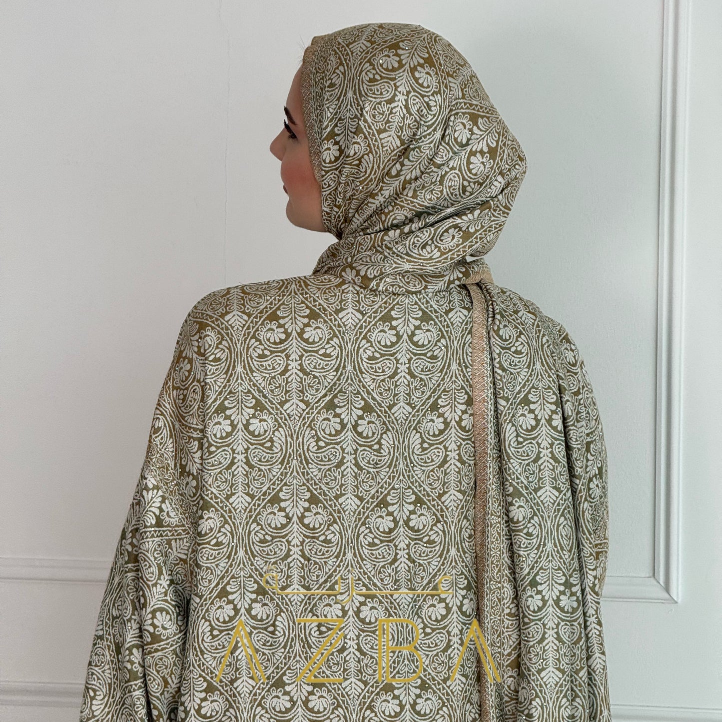 Azba Trending Pashmina Abaya Set with shawl