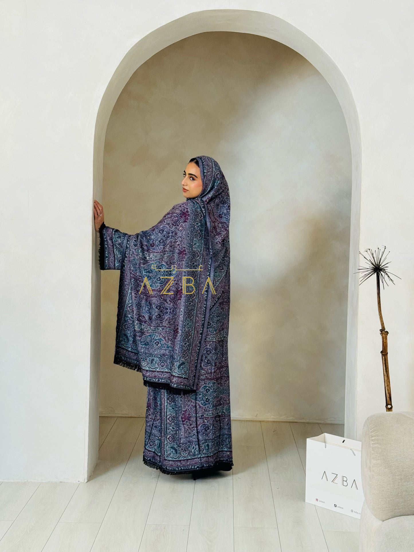 Pashmina Abaya Set
