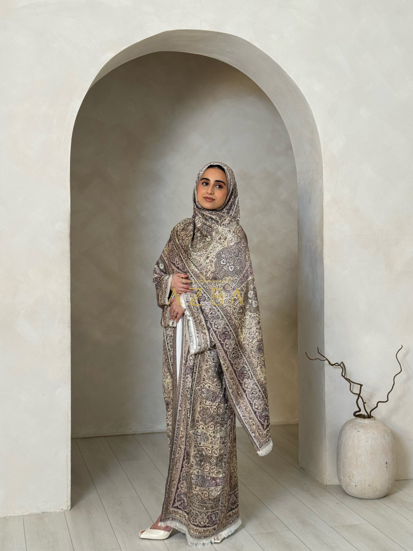 Pashmina Abaya Set