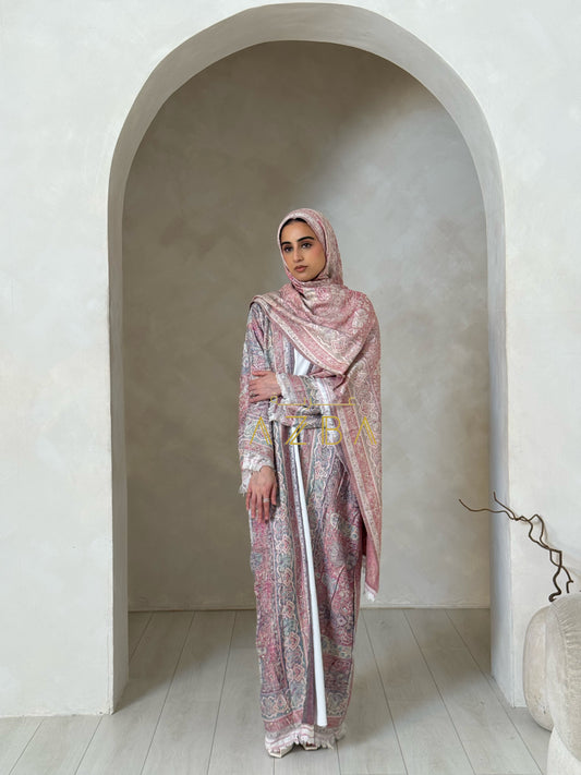 Trending Pashmina Abaya Set