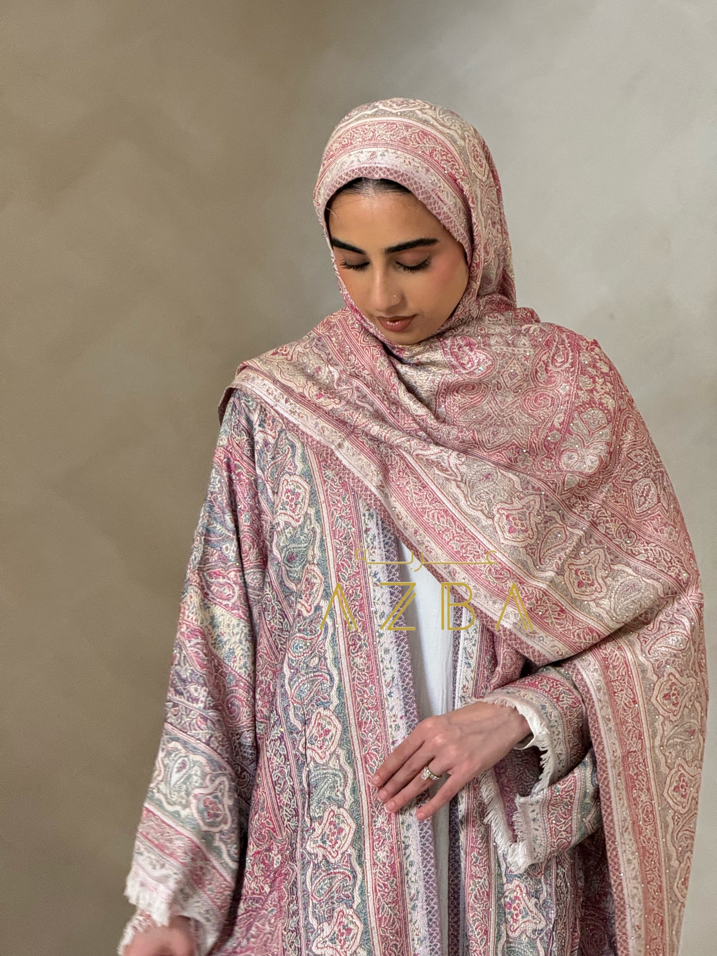 Trending Pashmina Abaya Set