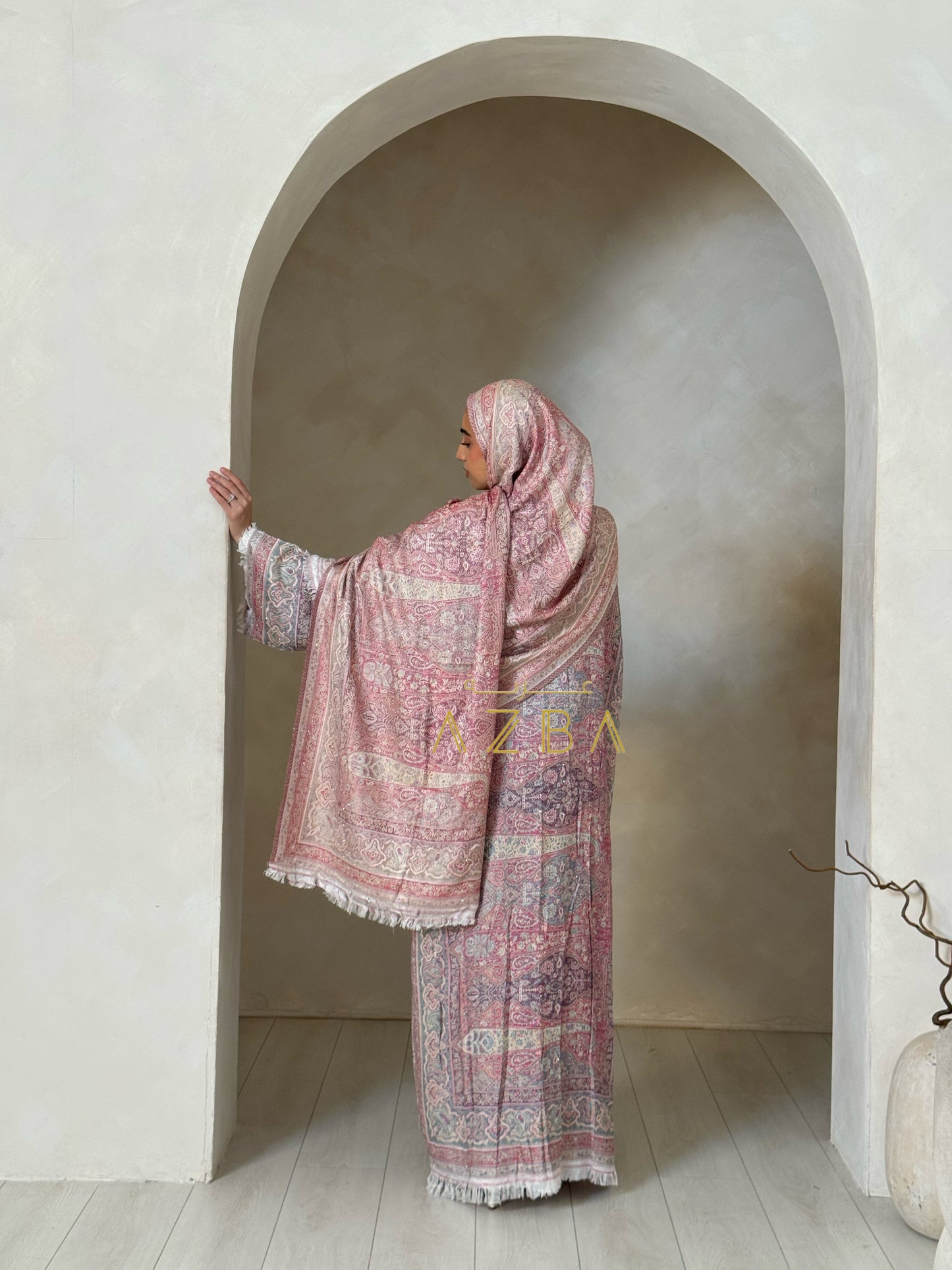 Trending Pashmina Abaya Set