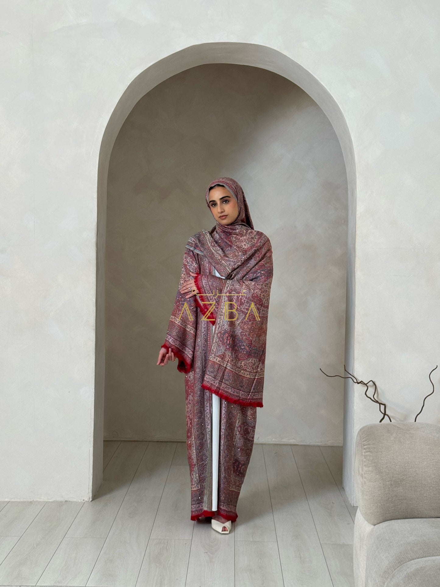 Pashmina Abaya Set