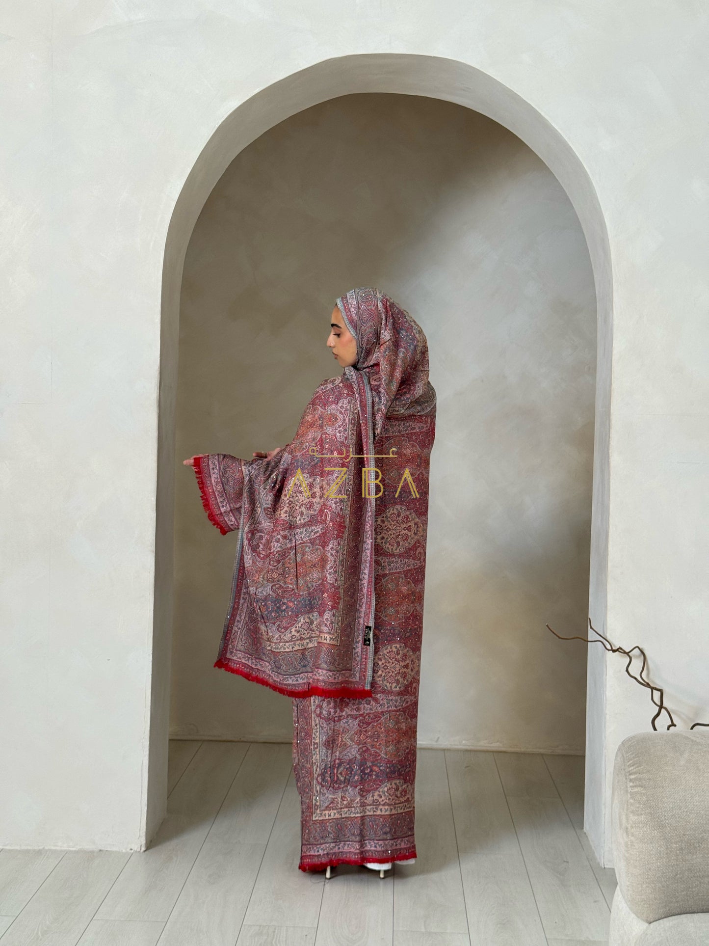 Pashmina Abaya Set