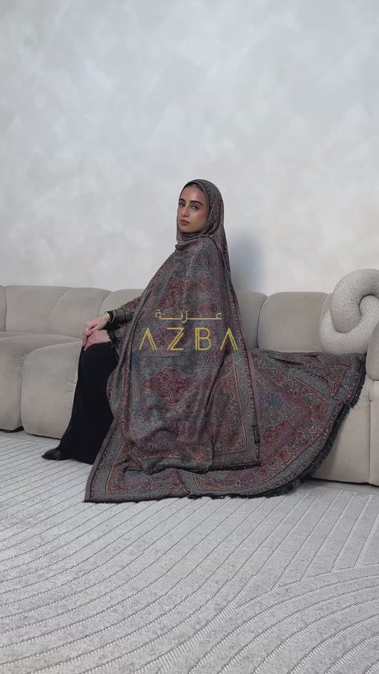 Trending Pashmina Abaya Set